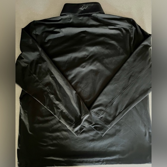 🌸Greg Norman play dry black 3/4 zip pullover golf - Picture 2 of 8